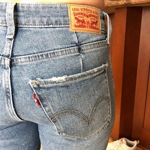 Levi’s front seamed skinny jeans